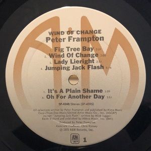Peter Frampton Wind Of Change Vinyl Lp '72